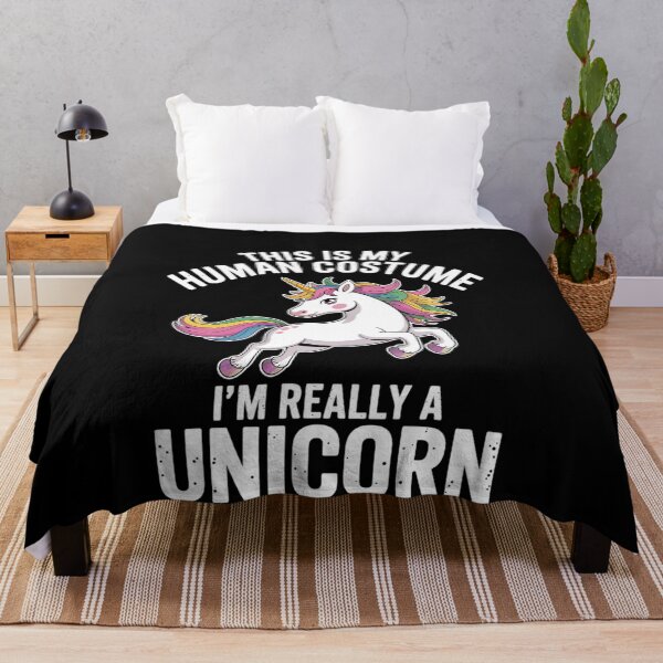Item preview, This Is My Human Costume I'm Really A Unicorn Halloween 1 designed and sold by MonsterBuddiess.