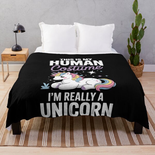 Item preview, This Is My Human Costume I'm Really A Unicorn Halloween 2 designed and sold by MonsterBuddiess.