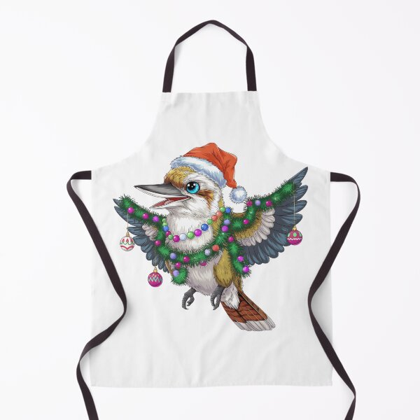 Item preview, Australian Christmas Kookaburra with Festive Santa Hat designed and sold by Wennebabs.