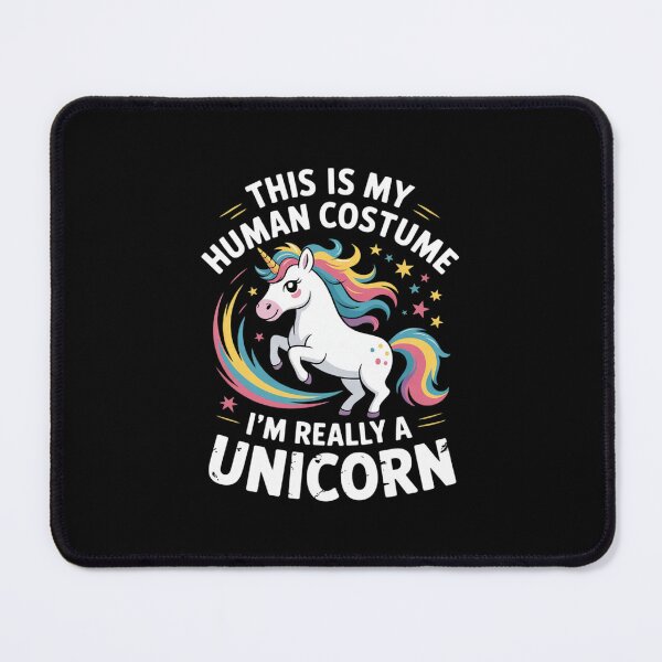 Item preview, This Is My Human Costume I'm Really A Unicorn Halloween 3 designed and sold by MonsterBuddiess.