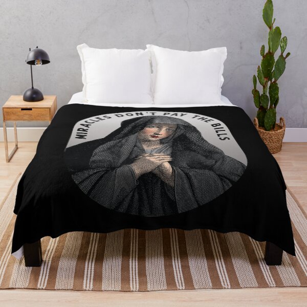 Item preview, Virgin Mary "Miracles don't pay the bills." designed and sold by gayishdesign.
