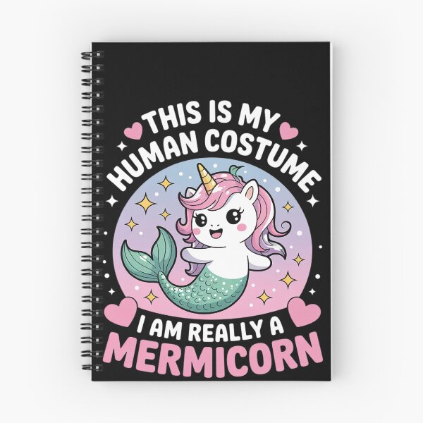Item preview, This Is My Human I Am A Mermicorn Halloween Mermaid Unicorn  designed and sold by MonsterBuddiess.
