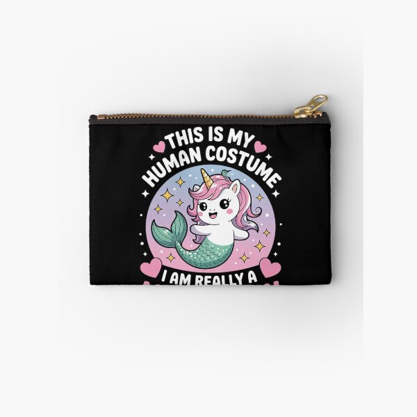 Item preview, This Is My Human I Am A Mermicorn Halloween Mermaid Unicorn  designed and sold by MonsterBuddiess.