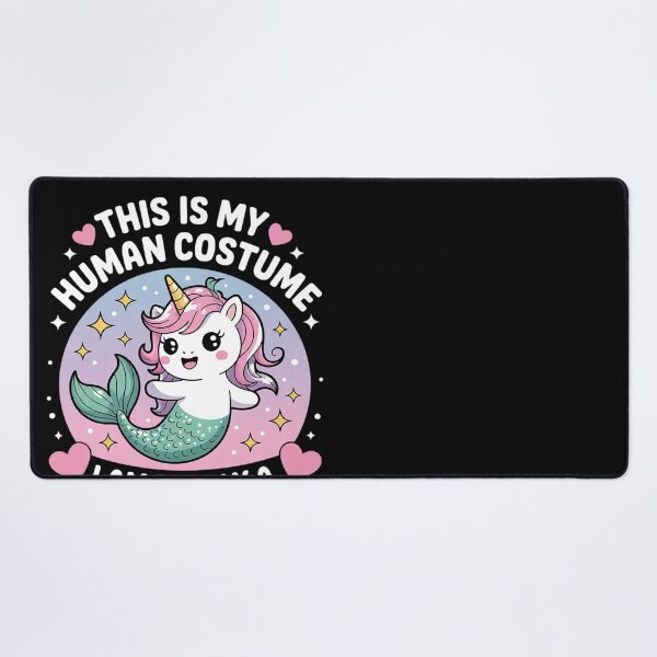 Item preview, This Is My Human I Am A Mermicorn Halloween Mermaid Unicorn designed and sold by MonsterBuddiess.