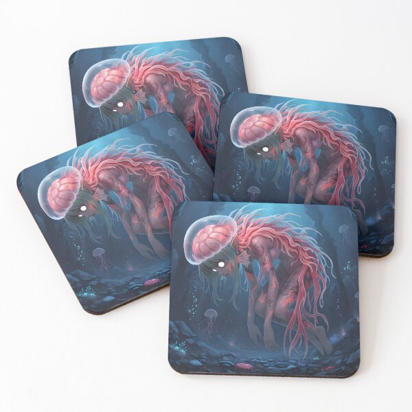 Item preview, The Chimera Engine - Chimera #6, The Luminescent Jellyfish Mermaid designed and sold by Prometheus_Pyrography / AK_INSTINCT.