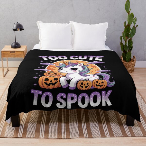 Item preview, Too Cute To Spook Halloween Unicorn designed and sold by MonsterBuddiess.