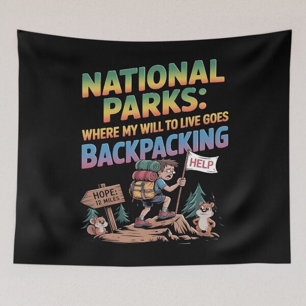 Item preview, national park - park ranger - sasquatch patrol - park service - creepy forest - campfire horror - existential hiking - nature is scary - backwoods secrets - unexplained phenomena – survival designed and sold by JansenGS.