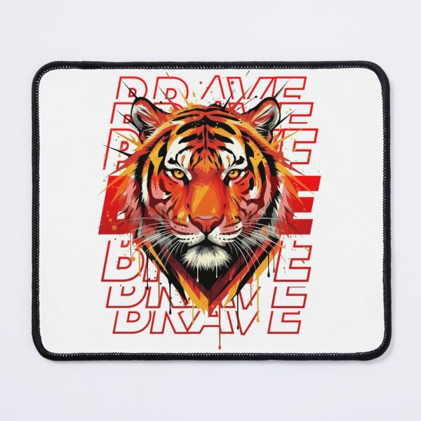Item preview, Brave Tiger designed and sold by PixelForgeShop.