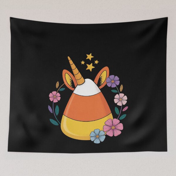 Item preview, Unicorn Candy Corn Halloween  designed and sold by MonsterBuddiess.