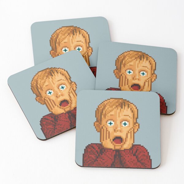 Item preview, Surprised Child Pixel Art Christmas 90s Iconic Scream Meme Family Comedy designed and sold by charlypicazo.