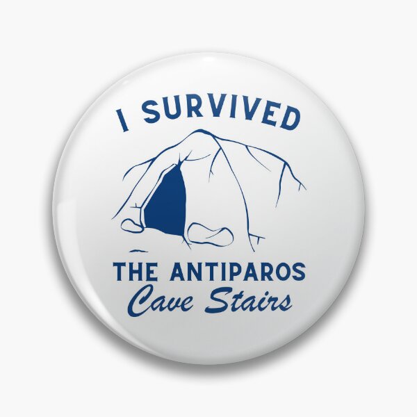 Item preview, Antiparos: I survived the Antiparos cave stairs (Antiparos Greece) designed and sold by Peerless-Prime.