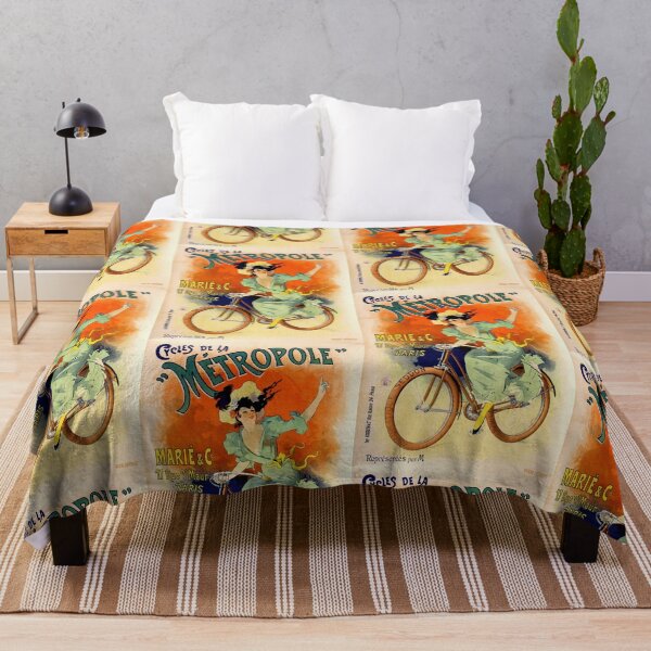 Item preview, Vintage Bicycle Poster Art Nouveau | Cycles de la Metropole by Georges Massias | Colorful Wall Decor & Retro Style designed and sold by artofuniverse.