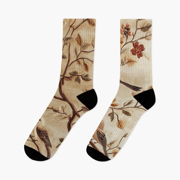 Item preview, Sand Silk Floral Birds Wildflowers Carpet designed and sold by GrinGalore.