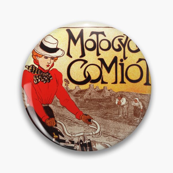 Item preview, Art Nouveau Poster | Comiot Motorcycles by Georges Gaudy | Vintage Motorbike Art | Woman Rider & Modernity | Retro Wall Decor designed and sold by artofuniverse.