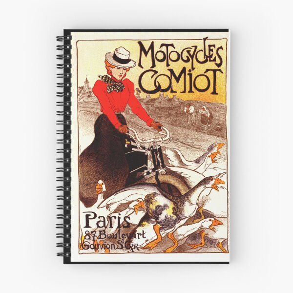 Item preview, Art Nouveau Poster | Comiot Motorcycles by Georges Gaudy | Vintage Motorbike Art | Woman Rider & Modernity | Retro Wall Decor designed and sold by artofuniverse.