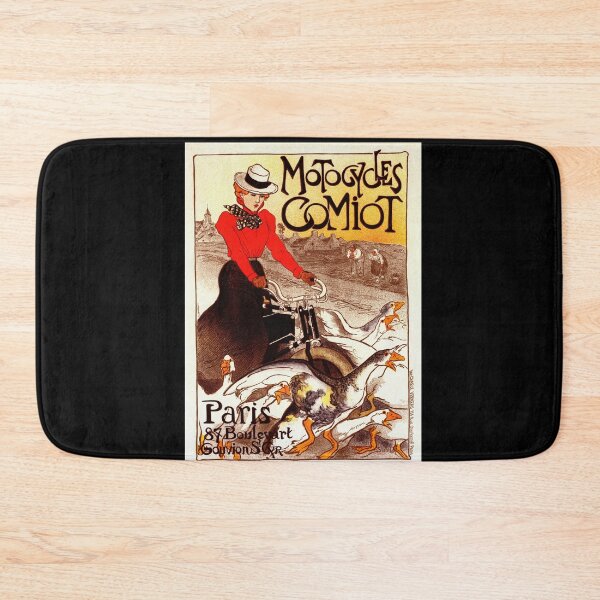 Item preview, Art Nouveau Poster | Comiot Motorcycles by Georges Gaudy | Vintage Motorbike Art | Woman Rider & Modernity | Retro Wall Decor designed and sold by artofuniverse.