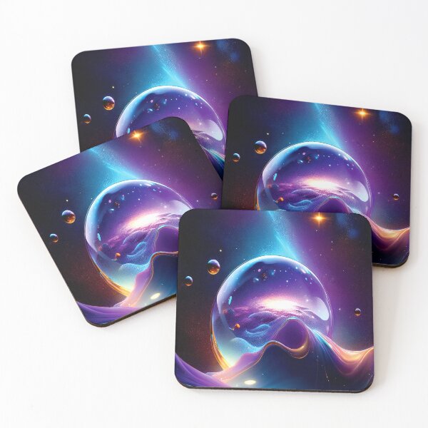 Item preview, Glassmorph Phantasmagorical Galaxy, Cyberpunk, Weirdcore, Fantasy Art designed and sold by CharlottePlaceArt.