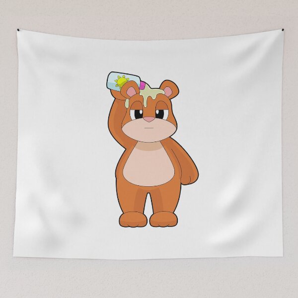 Item preview, Bear Beach Sunscreen Summer designed and sold by Snabdesign84.