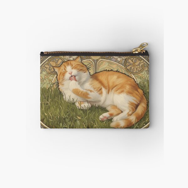 Item preview, Afternoon Cat-vintage elegance with calming natural tones designed and sold by ArtiJOY Imprinta.