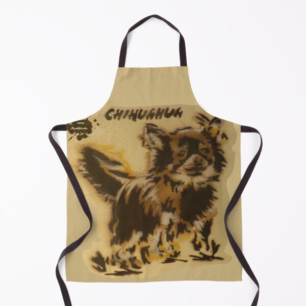 Item preview, A Chihuahua stands in the grass designed and sold by marysfarbklecks.