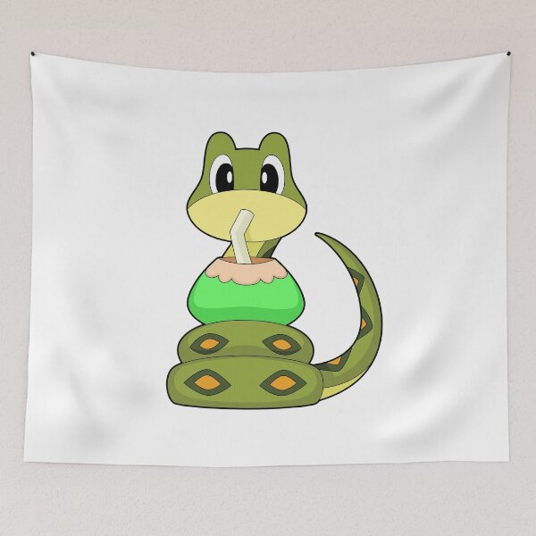Item preview, Snake Beach Coconut Summer designed and sold by Snabdesign84.