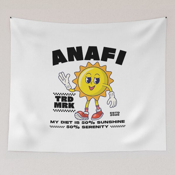 Item preview, Anafi: my diet is 50% sunshine, 50% serenity (Anafi Greece) designed and sold by Peerless-Prime.