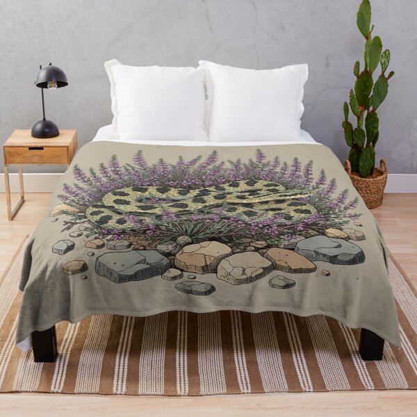 Item preview, Adder Among Heather and Rocks Artwork designed and sold by BirdsnStuff.