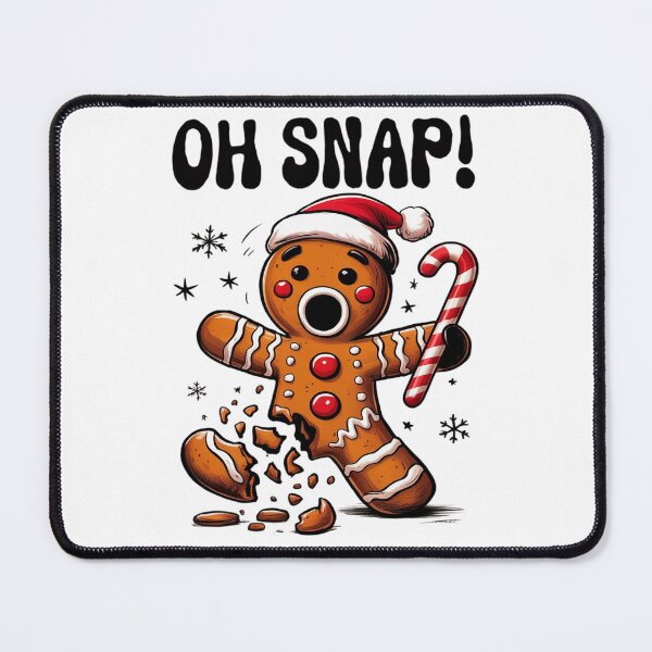 Item preview, Gingerbread Man Oh Snap Christmas Funny Cookie Baking Gift designed and sold by VladoZork.