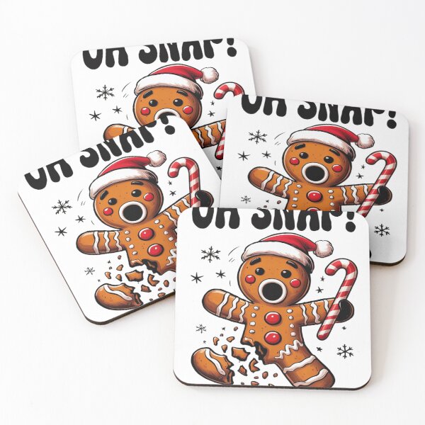 Item preview, Gingerbread Man Oh Snap Christmas Funny Cookie Baking Gift designed and sold by VladoZork.