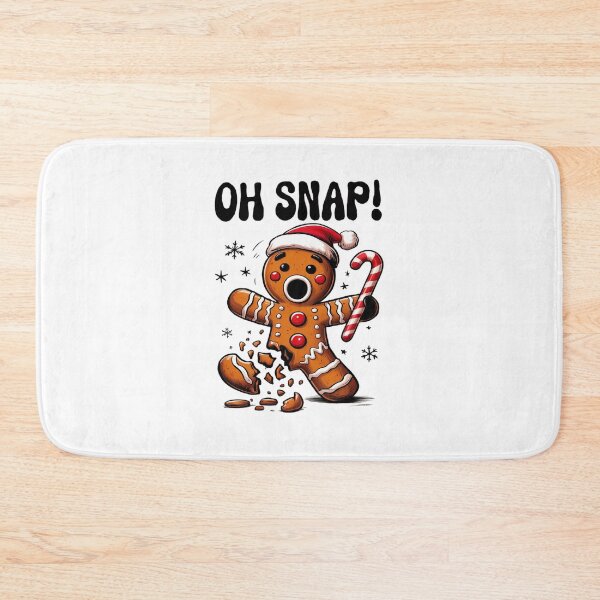 Item preview, Gingerbread Man Oh Snap Christmas Funny Cookie Baking Gift designed and sold by VladoZork.