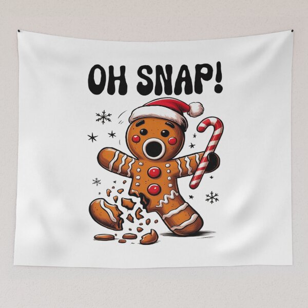 Item preview, Gingerbread Man Oh Snap Christmas Funny Cookie Baking Gift designed and sold by VladoZork.