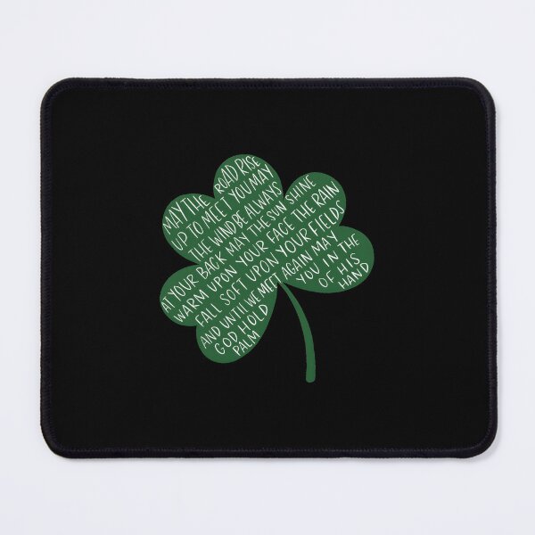 Item preview, Irish Blessing Clover Quote designed and sold by RobertFJr.