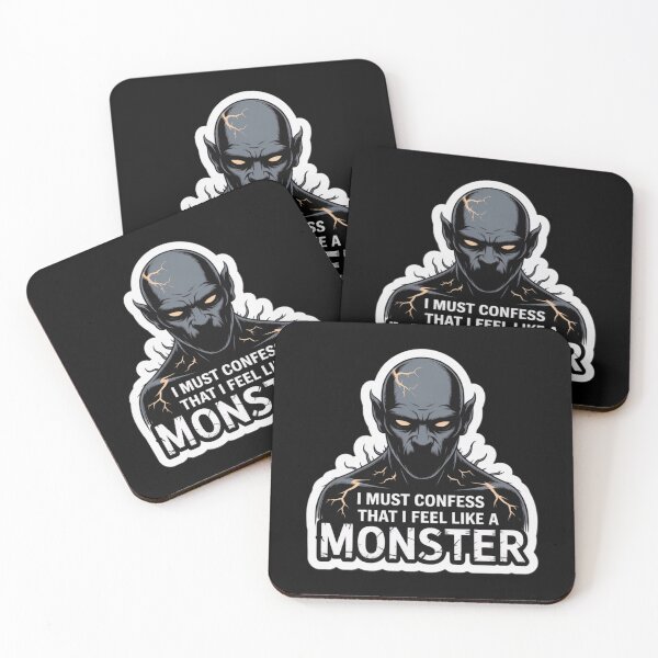 Item preview, I must confess that i feel like a monster  designed and sold by XXVSHIRT.