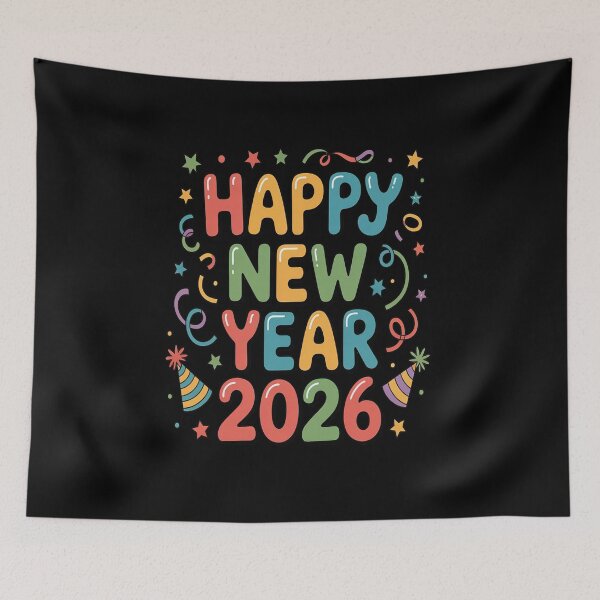 Item preview, Happy New Year 2026 New Years Eve Party Countdown Fireworks designed and sold by VladoZork.