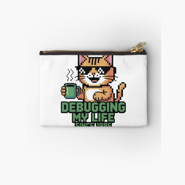 Item preview, Retro geeky cat designed and sold by Neural-canvas.