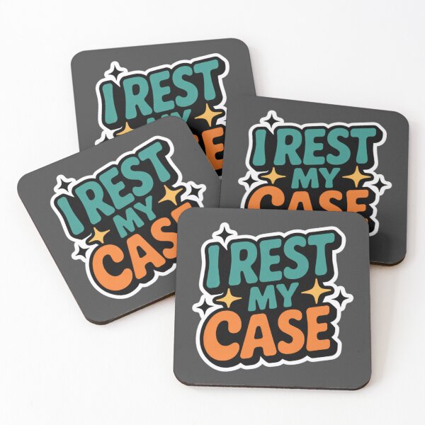 Item preview, I rest my case designed and sold by XXVSHIRT.