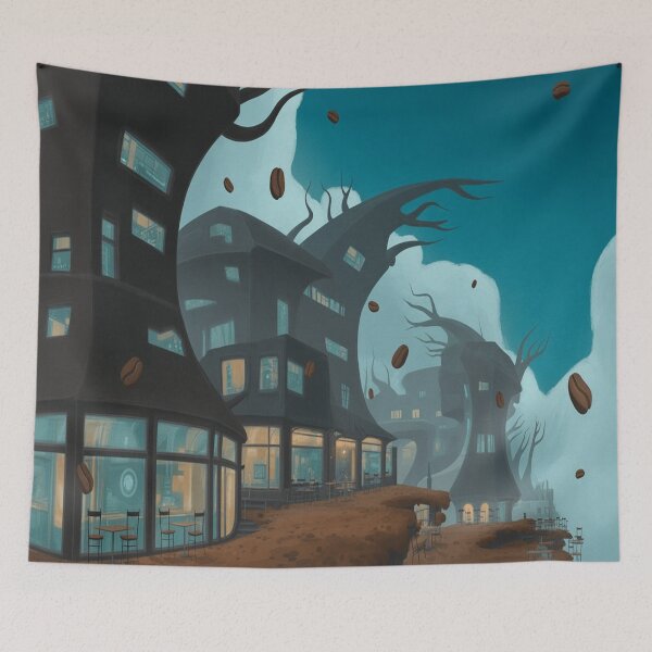 Item preview, An artwork inspired by the design of modern cafes. designed and sold by Thecloud5.