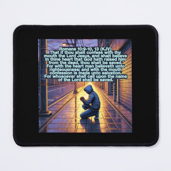 Item preview, Romans 10 9–10 KJV Scripture Block designed and sold by RobertFJr.