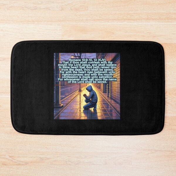 Item preview, Romans 10 9–10 KJV Scripture Block designed and sold by RobertFJr.