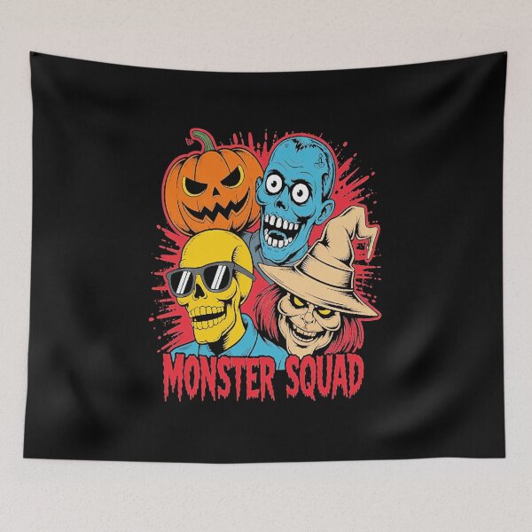 Item preview, Monsters Unite Monster Squad Awaits  designed and sold by Dodgerrrr299.