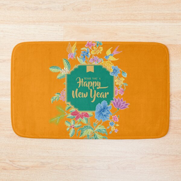 Item preview, Happy New Year Greeting with Batik Bouquet designed and sold by YoungLWorkshop.