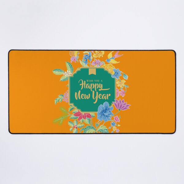 Item preview, Happy New Year Greeting with Batik Bouquet designed and sold by YoungLWorkshop.