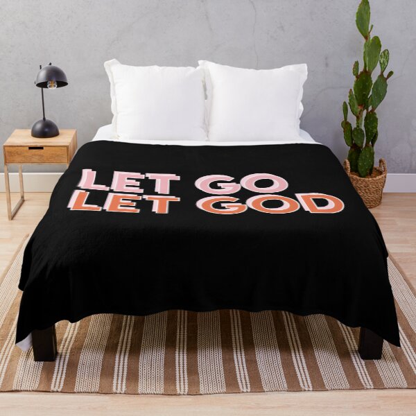 Item preview, Let Go Let God Minimal Christian Quote designed and sold by RobertFJr.