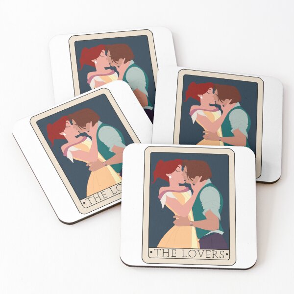 Item preview, Anastasia and Dimitri The Lovers Tarot Card designed and sold by FreeOrca.