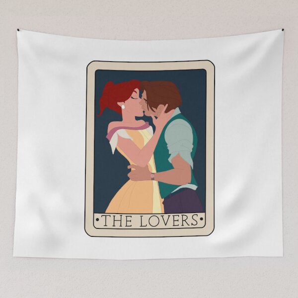 Item preview, Anastasia and Dimitri The Lovers Tarot Card designed and sold by FreeOrca.
