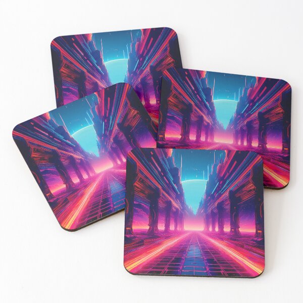 Item preview, Glitch Futuristic Space Art designed and sold by CharlottePlaceArt.