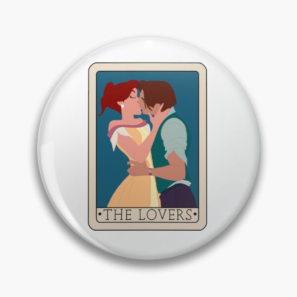 Item preview, Anastasia and Dimitri The Lovers Tarot Card designed and sold by FreeOrca.