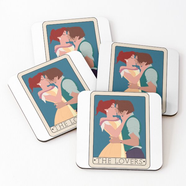 Item preview, Anastasia and Dimitri The Lovers Tarot Card designed and sold by FreeOrca.
