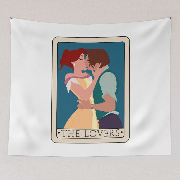 Item preview, Anastasia and Dimitri The Lovers Tarot Card designed and sold by FreeOrca.