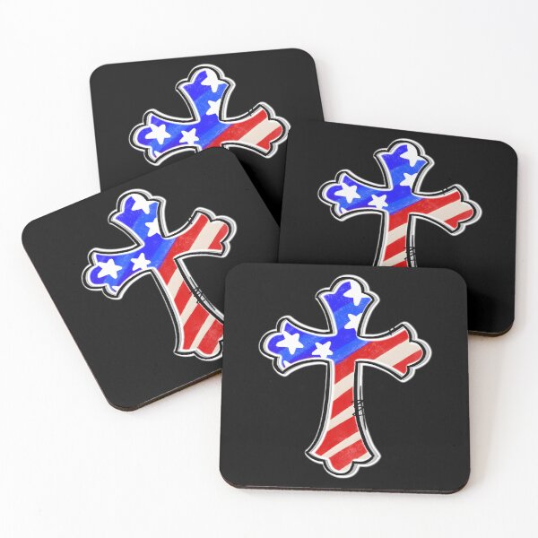 Item preview, Patriotic Cross Red White and Blue designed and sold by RobertFJr.